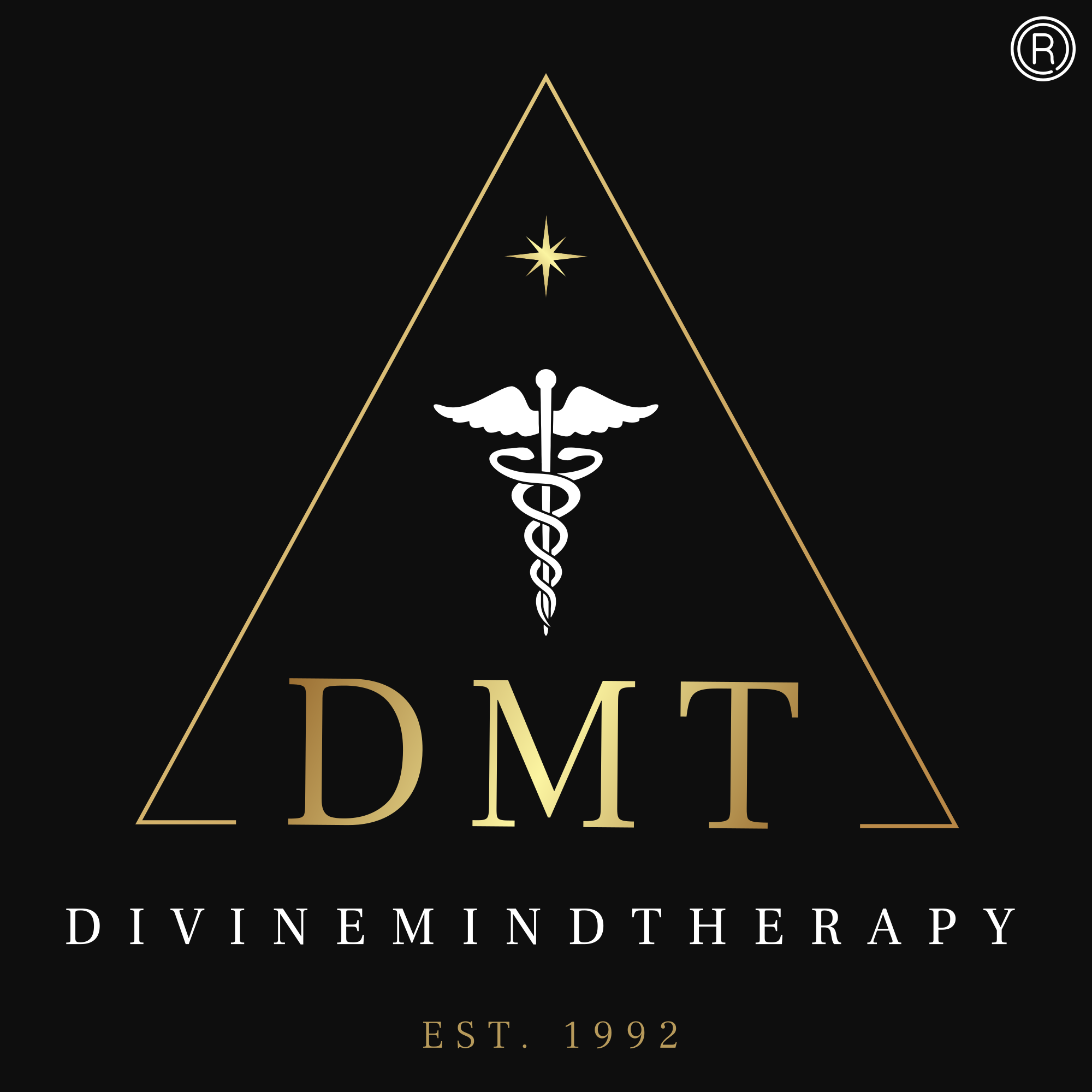 DMT DIVINEMINDTHERAPY® registered trademark logo