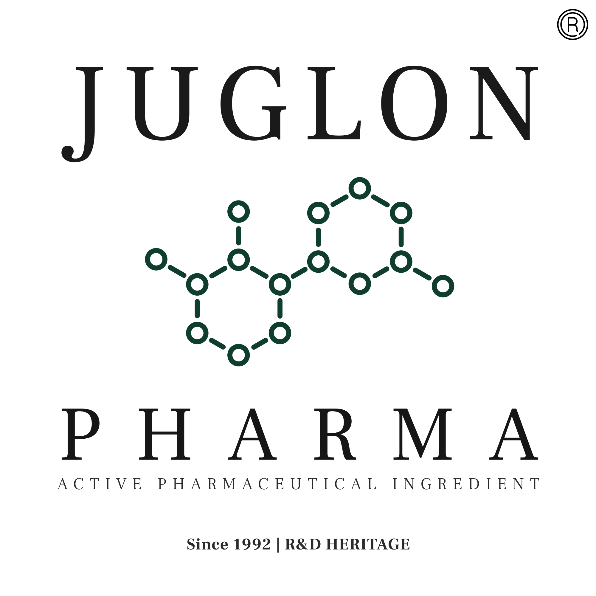 JUGLON-PHARMA® registered trademark logo
